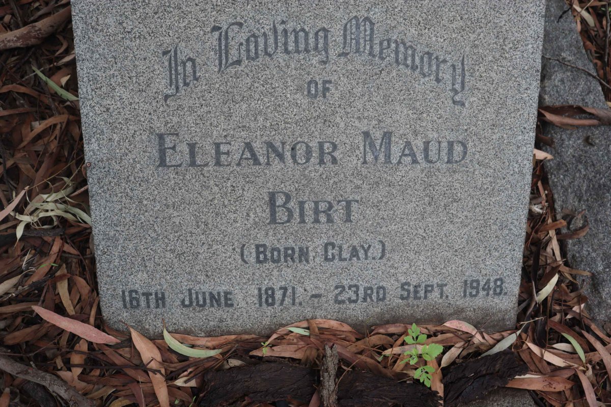 BIRT Eleanor Maud nee CLAY 1871-1948
