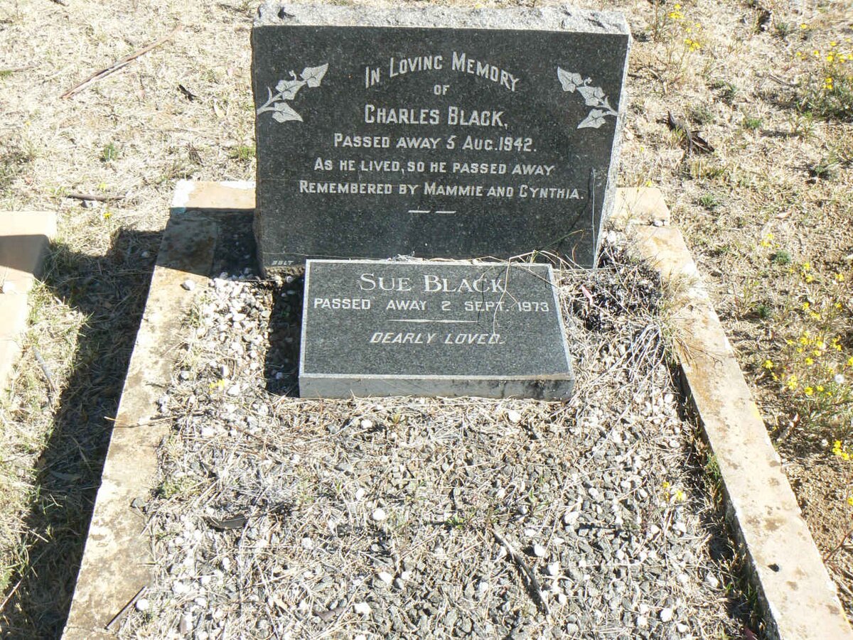 BLACK Charles -1942 &amp; Sue -1973