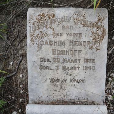 BOSHOFF Joachim Hendrik 1869-1940