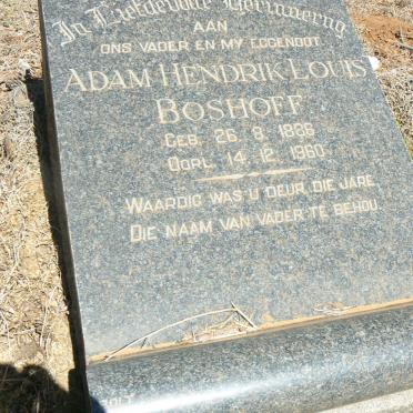 BOSHOFF Adam Hendrik Louis 1886-1960