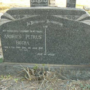 BOTHA Andries Petrus 1898-1947