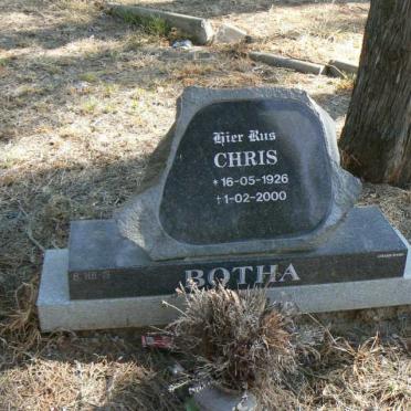 BOTHA Chris 1926-2000