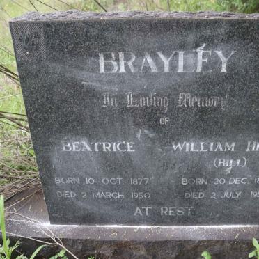 BRAYLEY William Henry 1870-1959 &amp; Beatrice 1877-1950