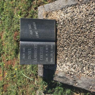 COETZEE Daniel Lambrecht 1877-1964