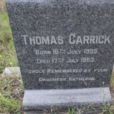 CARRICK Thomas 1895-1953