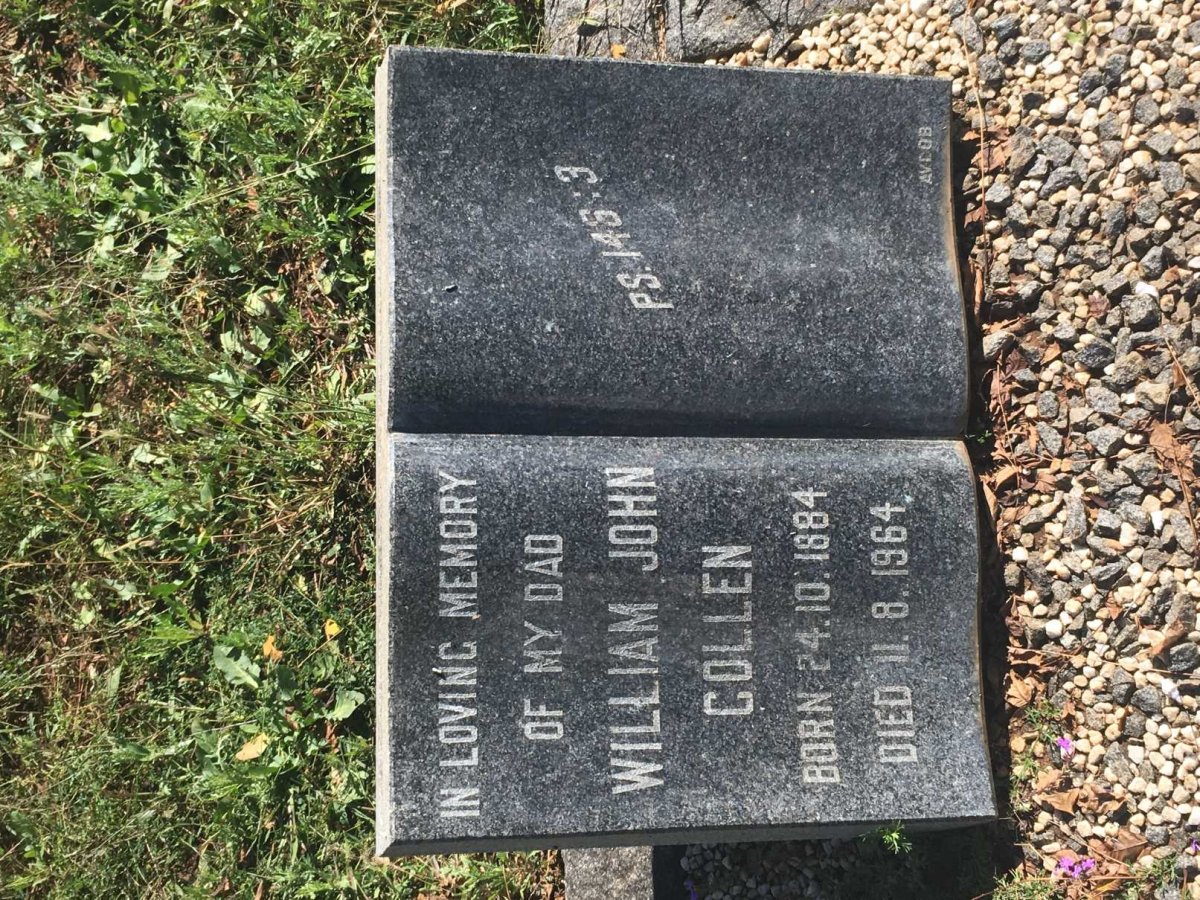 COLLEN William John 1884-1964