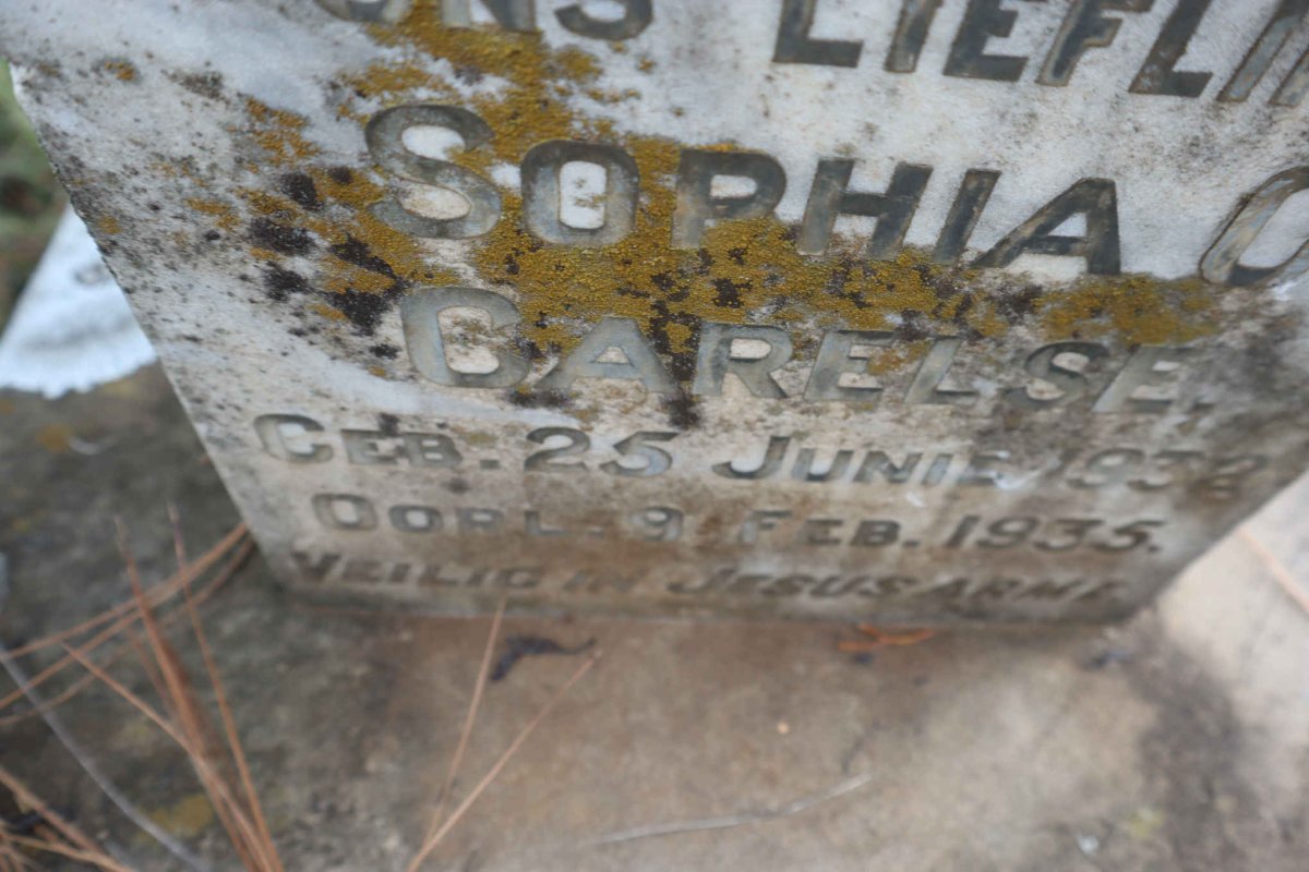 CARELSE Sophia C. 1932-1935