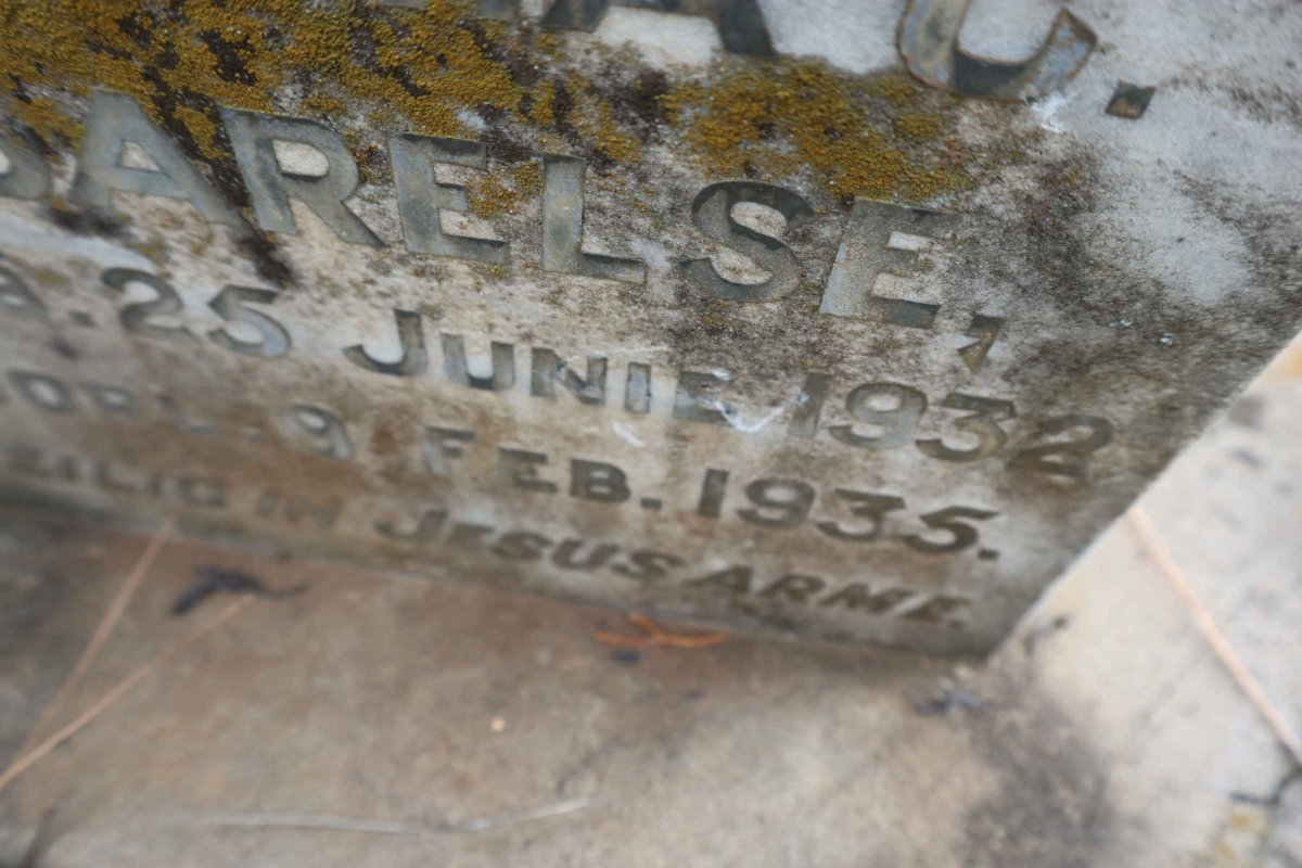 CARELSE Sophia C. 1932-1935