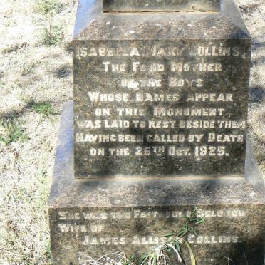 COLLINS Isabella Mary -1925