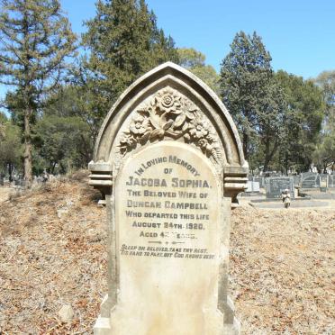 CAMPBELL Jacoba Sophia -1920