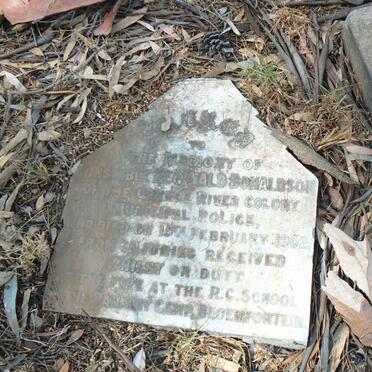 DONALDSON Reginald -1902