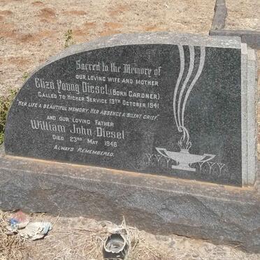 DIESEL William John -1946 &amp; Eliza Young GARDNER -1941