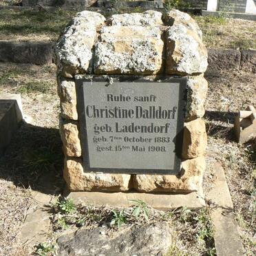 DALLDORF Christine nee LADENDORF 1883-1908