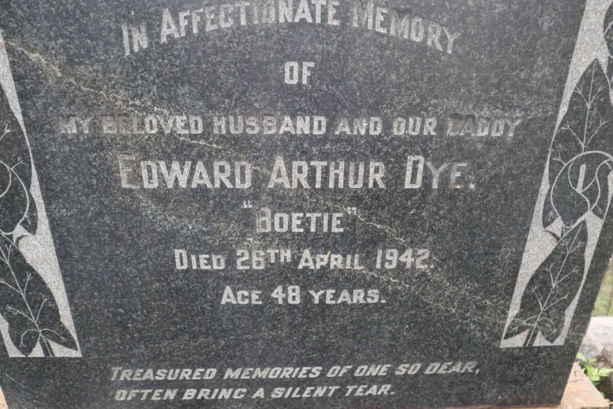 DYE Edward Arthur -1942