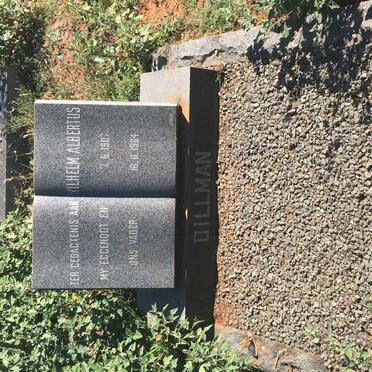 DILLMAN Wilhelm Albertus 1907-1964