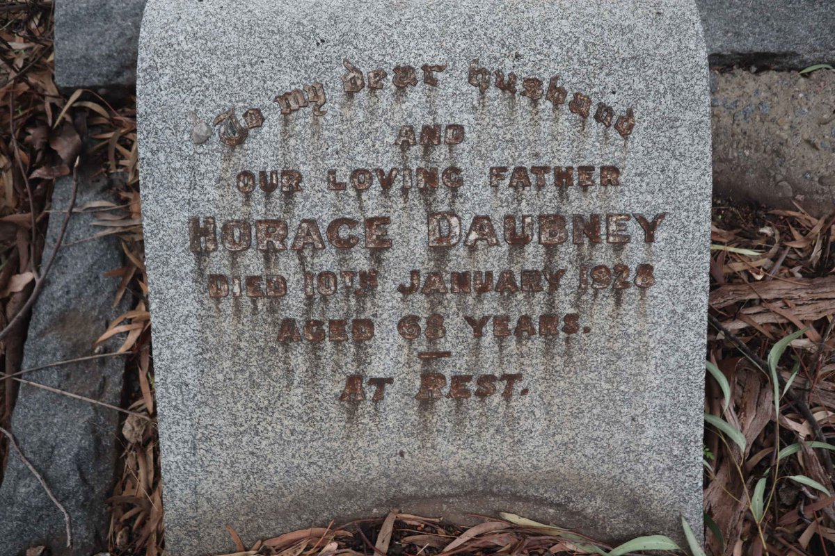 DAUBNEY Horace -1928