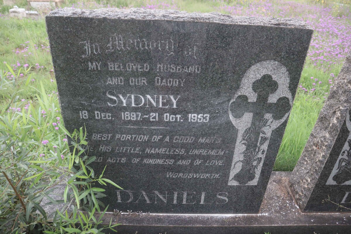 DANIELS Sydney 1897-1953 &amp; Elsie Helen 1903-1969