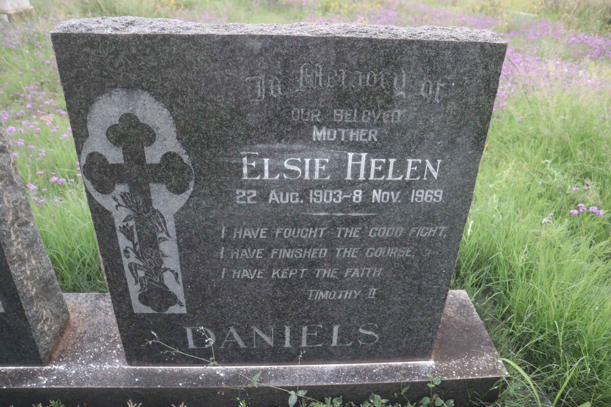 DANIELS Sydney 1897-1953 &amp; Elsie Helen 1903-1969