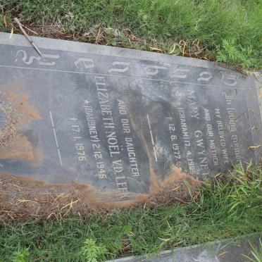 DAUBNEY Mary Gwynet? nee GRAHAM 1905-1977 :: LEEK Elizabeth Noel, v.d. 1946-1976