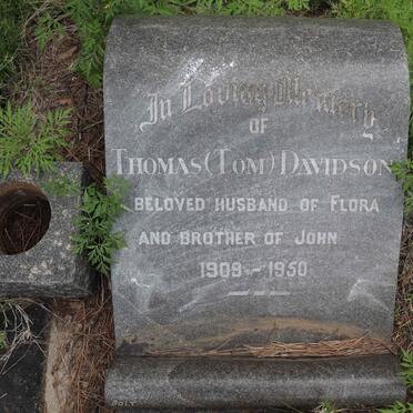 DAVIDSON Thomas 1909-1950