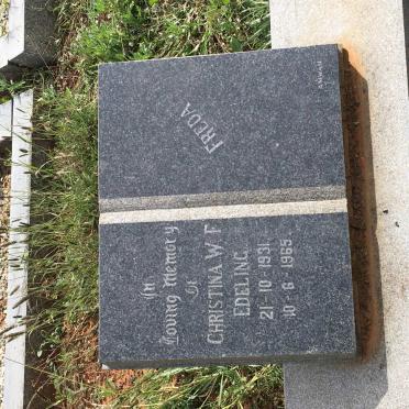 EDELING Christina W.F. 1931-1965