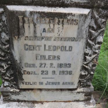 EHLERS Gert Leopold 1893-1936