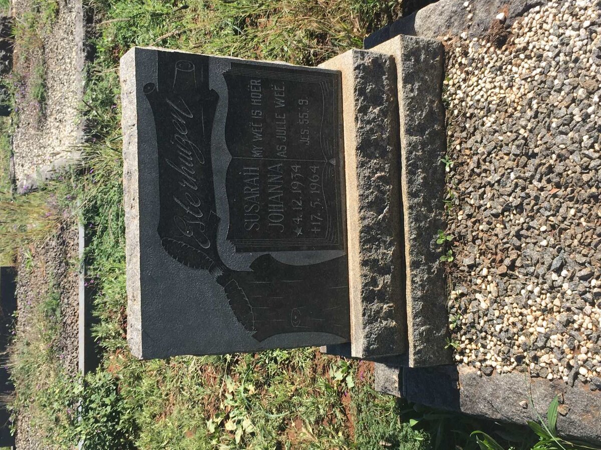 ESTERHUIZEN Susarah Johanna 1934-1964