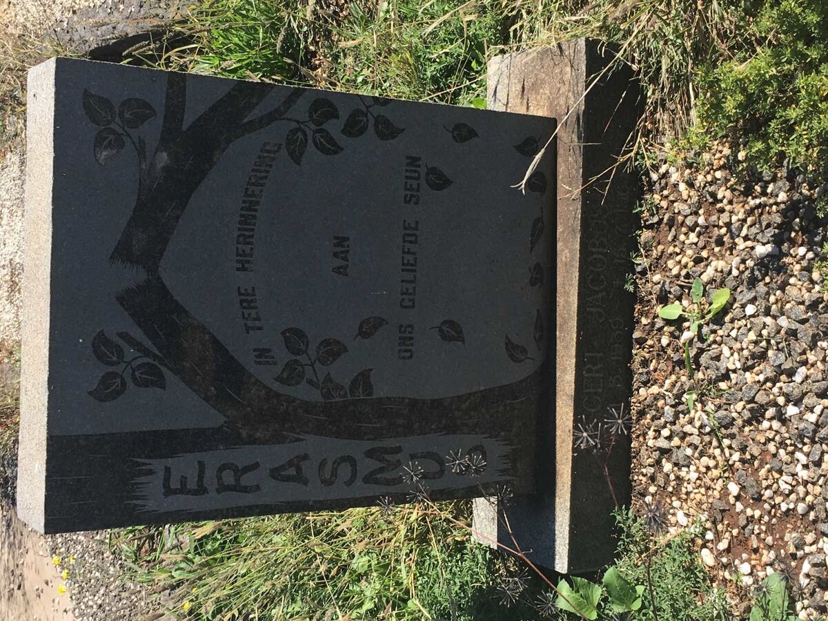 ERASMUS Gert Jacobus 1939-196?