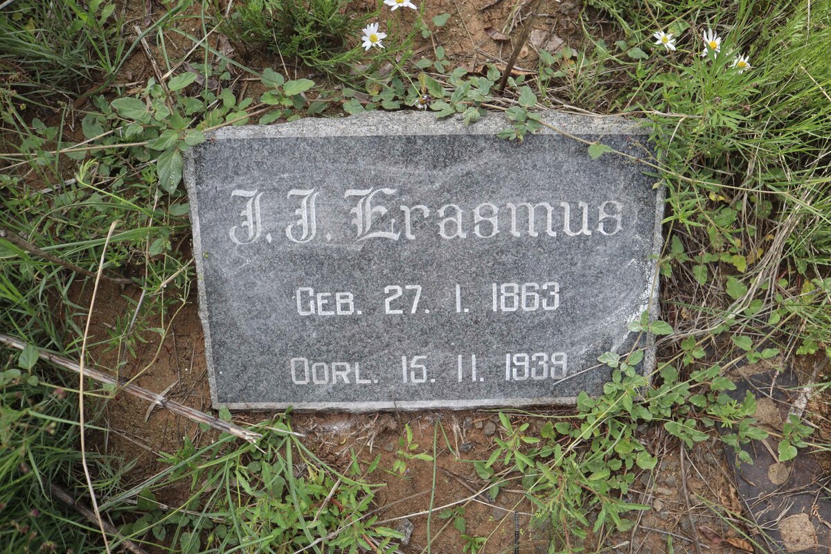 ERASMUS J.J. 1863-1939