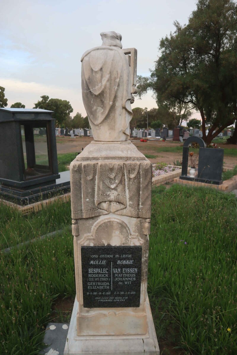 EYSSEN Mattheus Johannes de Wit, van 1914-2001 :: RODERICK Gertruida Elizabeth, BESPALEC nee VAN EYSSEN 1916-1996