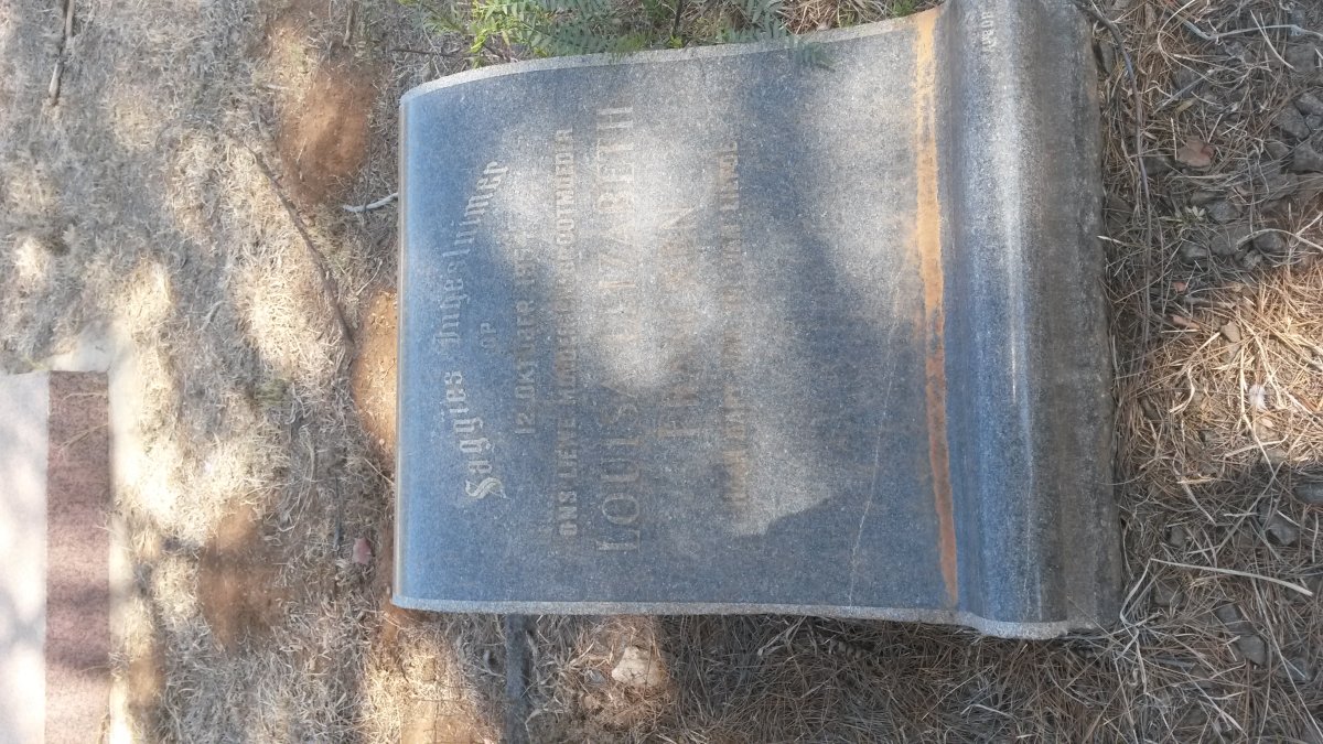 FRANCKEN Louisa Elizabeth nee DU TOIT -1954