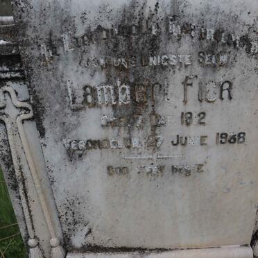 FICK Lambert 1912-1938