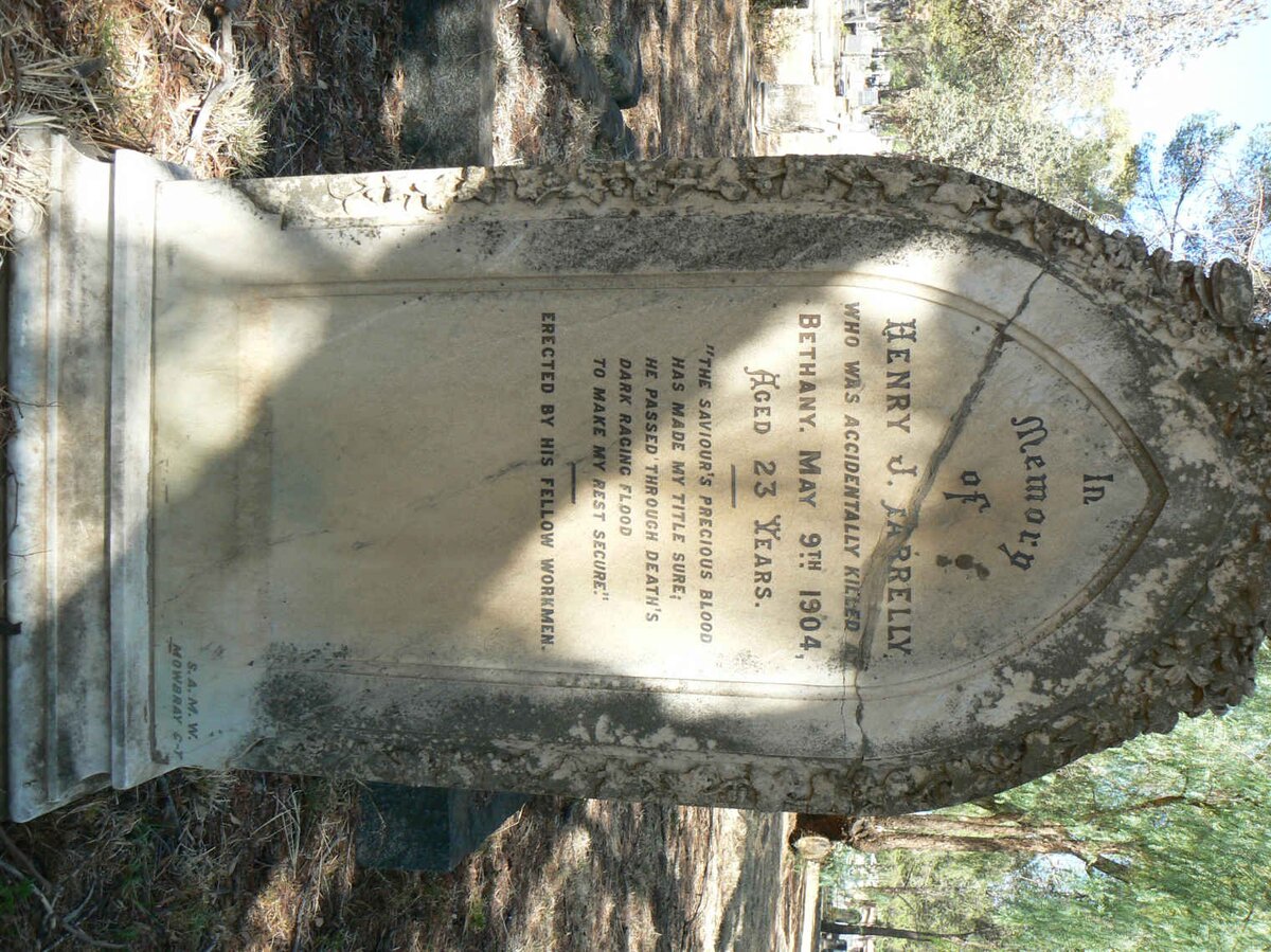 FARRELLY Henry J. -1904