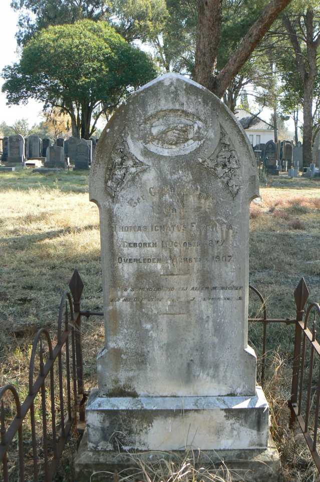 FERREIRA Thomas Ignatius 18??-1907