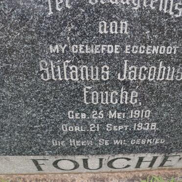 FOUCHE Stifanus Jacobus 1910-1938