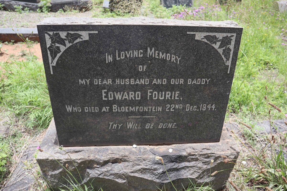 FOURIE Edward -1944