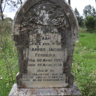 FERREIRA Johannes Jacobus 1905-1936