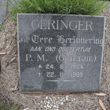 GERINGER P.M. 1964-1969