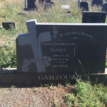 GARZOUZIE Tanous 1890-1964