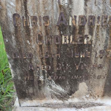 GROBLER Chris Andries -1935