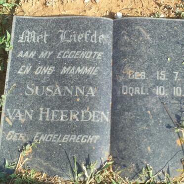 HEERDEN Susanna, van nee ENGELBRECHT 1918-1963