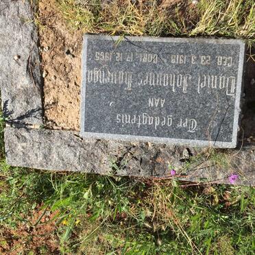 HAVENGA Daniel Johannes 1919-1965