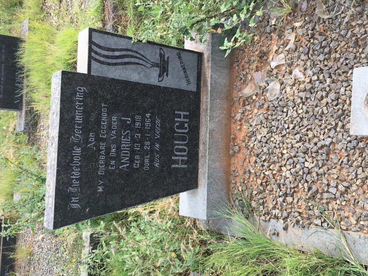 HOUGH Andries J. 1918-1964