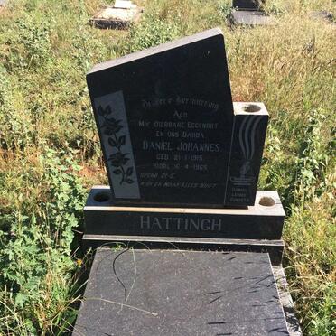 HATTINGH Daniel Johannes 1915-1965