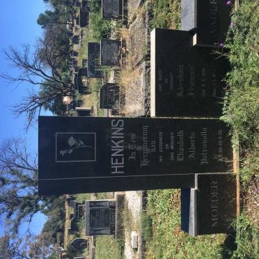 HENKINS Abraham Francois 1894-1973 &amp; Elizabeth Alberta Petronella 1893-1963