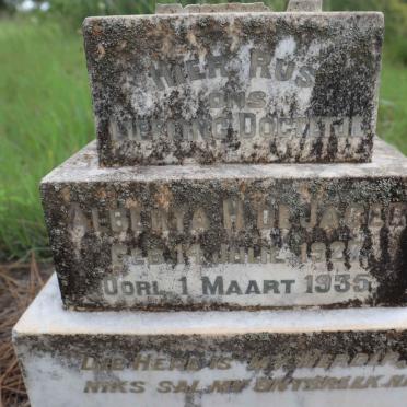 JAGER Alberta H., de 1927-1935