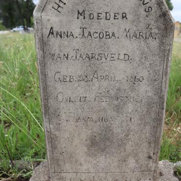 JAARSVELD Anna Jacoba Maria, van 1860-1930