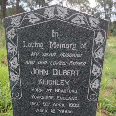 KEIGHLEY John Gilbert -1939