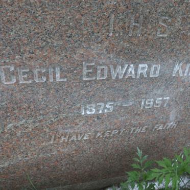 KIDGER Cecil Edward 1875-1957