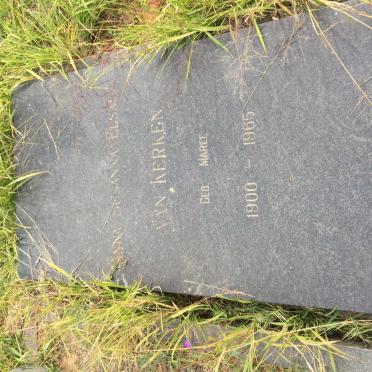 KERKEN Anna Susanna Elsabe, van nee MAREE 1900-1965